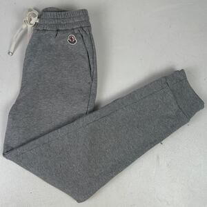 Moncler Enfant Grey Cotton Heather Grey Joggers Women's Sz XS